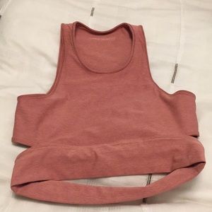 Outdoor Voices Pink Slashback Crop M